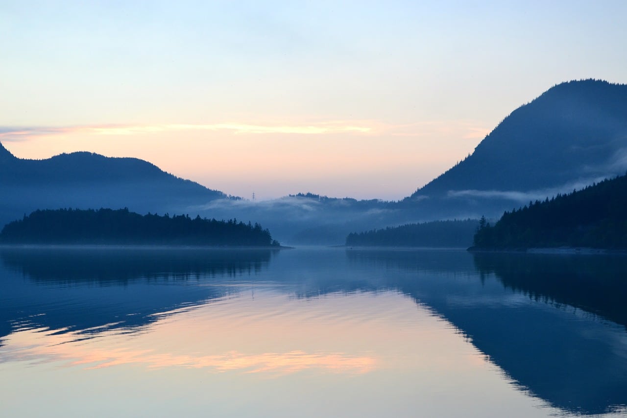 Walchensee Dämmerung